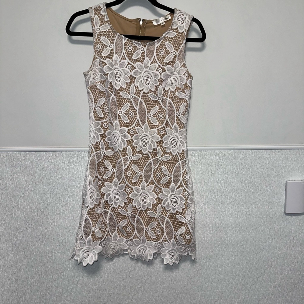 Aniina Women's Dress Size S White Floral Lace